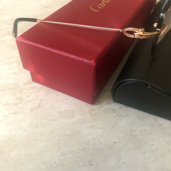 Authentic Custom Rose Gold Cartier sunglasses - Picture 7 of 10